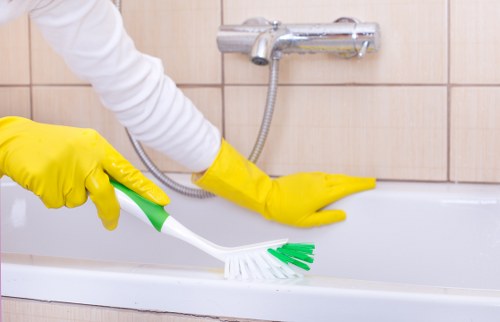 Professional house cleaning in Chiswick kitchen and bathroom areas