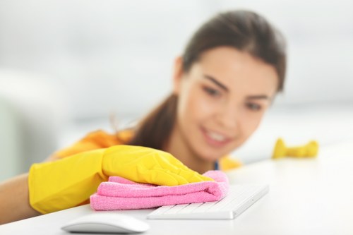 After-hours office cleaning for a business in Chiswick