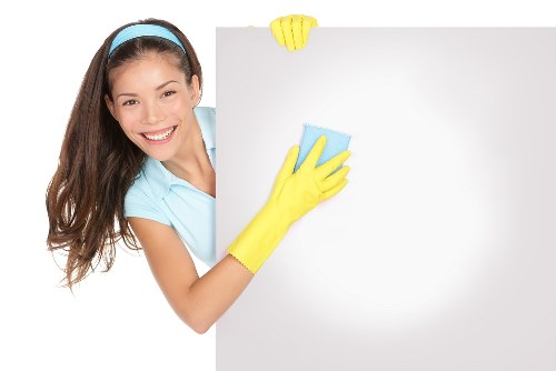 Cleaner assessing carpet condition before treatment