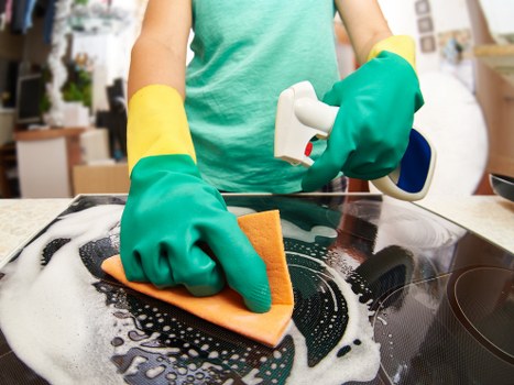 Cleaning service for a Chiswick apartment building lobby